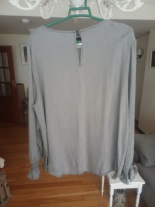Camiseta manga larga cuadros
