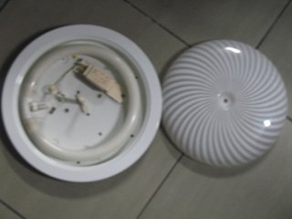 Luminária de teto em acrílico