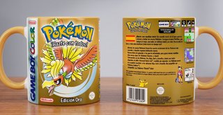Taza Pokémon Edición Oro Ho-Oh