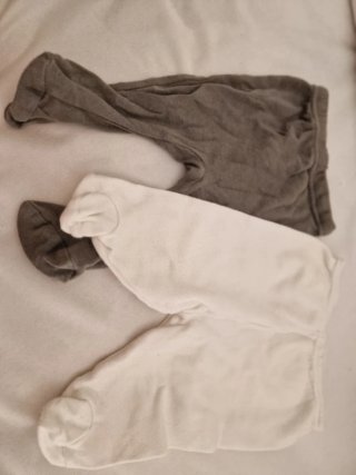 Pantalones con pies cerrados bebé 0-3