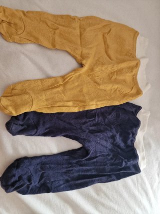 Pantalones con pies cerrados bebé 0-3