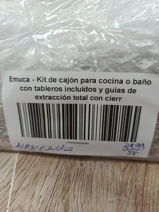 Kit per cassetto - modulo 900 mm - Emuca