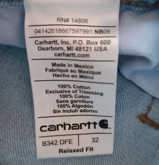 Carhartt Pantalones Cortos Vaqueros Carpenter