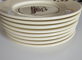 8 Piatti Mulino Bianco vintage anni 80