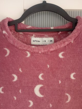 Pijama Lefties Rosa Estampado Luna Talla S