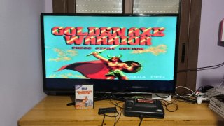 Sega Master System II con Golden Axe Warrior