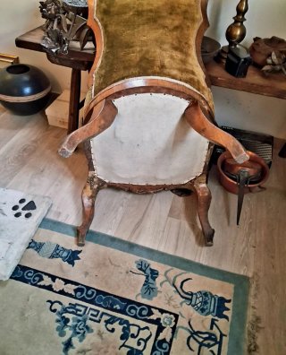 Poltrona Luigi Filippo vintage