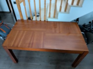 Mesa de comedor de diseño madera