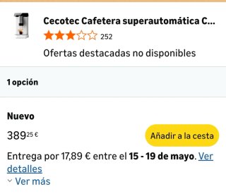 Cafetera Superautomática Cecotec