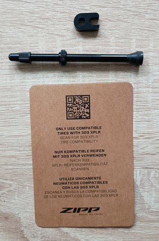 Válvulas universales ZIPP tubeless 80 mm
