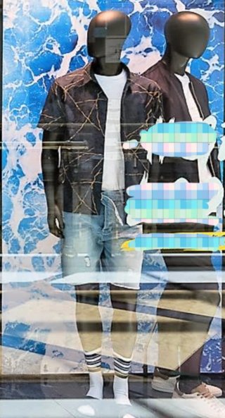 Maniquí Hombre Negro Mate Cuerpo Completo
