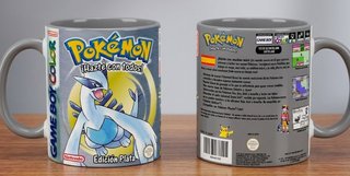 Taza Pokémon Edición Plata Lugia
