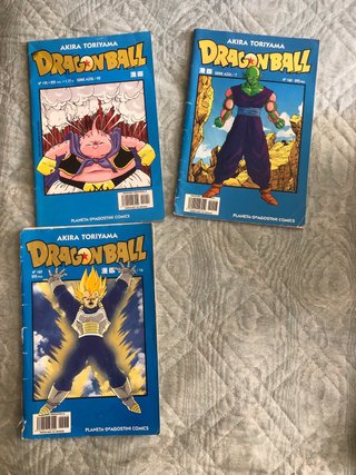 Dragon Ball lote cómics amarilla, blanca, roja..