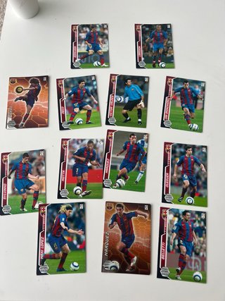 Lote cartas fútbol Barcelona  05/06