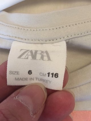 Camiseta niña Zara T6 Pug