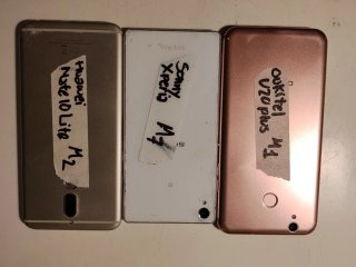 Lote de 7 moviles (reparar o para piezas)