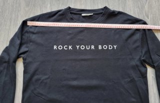 Sudadera Rock Your Body Negra