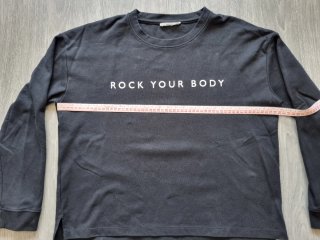 Sudadera Rock Your Body Negra
