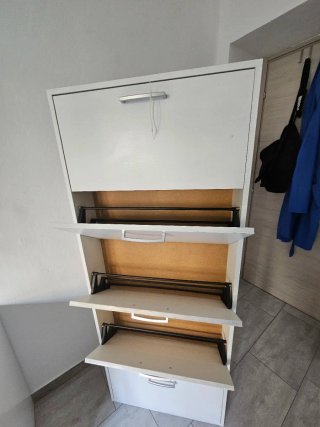 Scarpiera Slim 164x66x15cm | 5 Vani