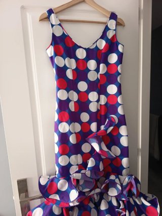 Traje Flamenca Mujer Lunares Talla Única