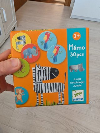 Juego de memoria Djeco Jungle 30 piezas