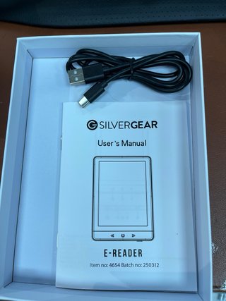 Silvergear Ebook Reader with Backlight#054814