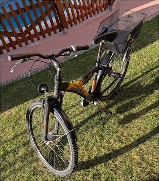 Bicicleta MTB Winora ATB 26 con cesta