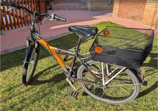 Bicicleta MTB Winora ATB 26 con cesta