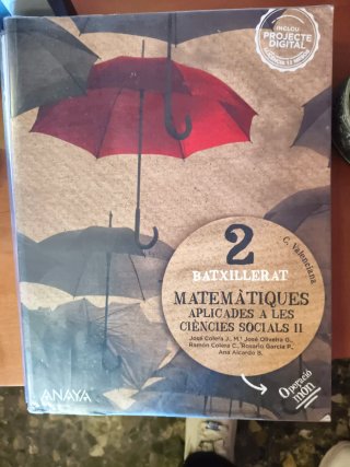 Matemàtiques aplicades a les Ciències Socials I...