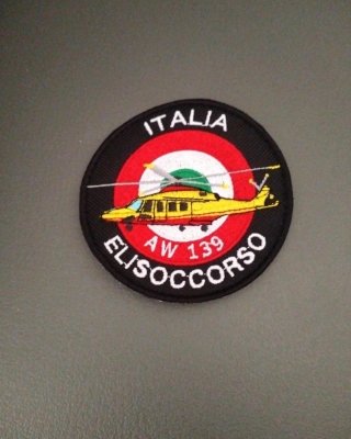 Toppa Aeronautica Militare AW 139 elisoccorso
