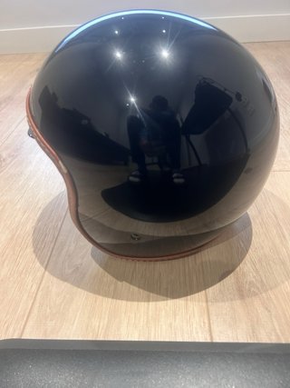 Casco Moto LEM Scooter Negro