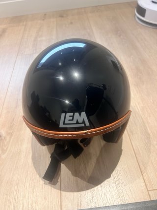 Casco Moto LEM Scooter Negro