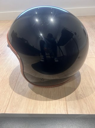Casco Moto LEM Scooter Negro