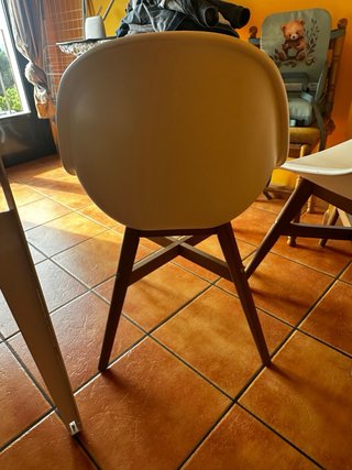 Sillas Ikea blancas madera