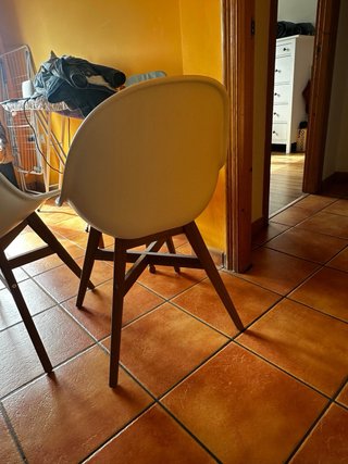 Sillas Ikea blancas madera