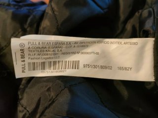 Abrigo Pull&Bear Talla S