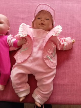 Muñecos bebés de trapo con ropa