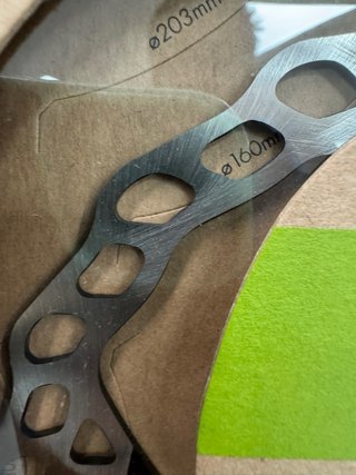 2 Discos Galfer 180mm y 160mm Center Lock MTB