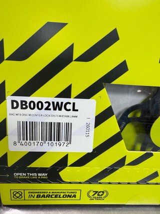 2 Discos Galfer 180mm y 160mm Center Lock MTB