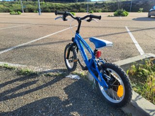 Bicicleta infantil azul