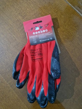 Guantes de trabajo Patacho Rojo y Negro