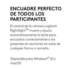 Cámara Logitech Rally Video Conferencia
