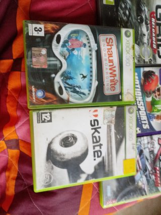 Giochi XBOX 360: GRID, Skate, Kinect Sports
