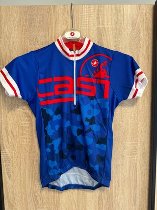 Camiseta Castelli Infantil Azul Talla 10