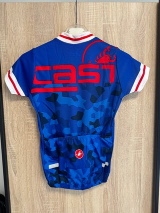 Camiseta Castelli Infantil Azul Talla 10