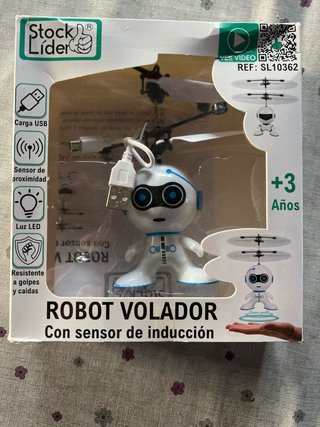Robot Volador con Sensor de Inducción