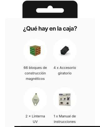 TOSY Magnet Cube x4 cubos magnéticos 9en1