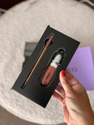 Kiko Milano Lip Combo Set Marrón Dorado