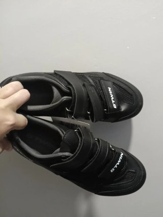 Zapatillas B'TWIN MTB 500 T42 + calas SPD