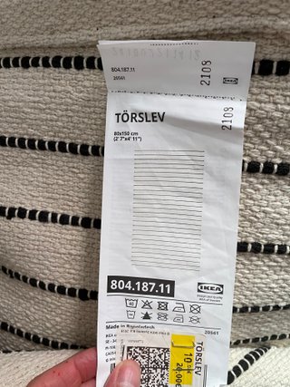 Alfombra Ikea Torslev 80x150 (Descatalogada)
